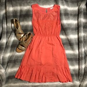 Coral Tobi Dress